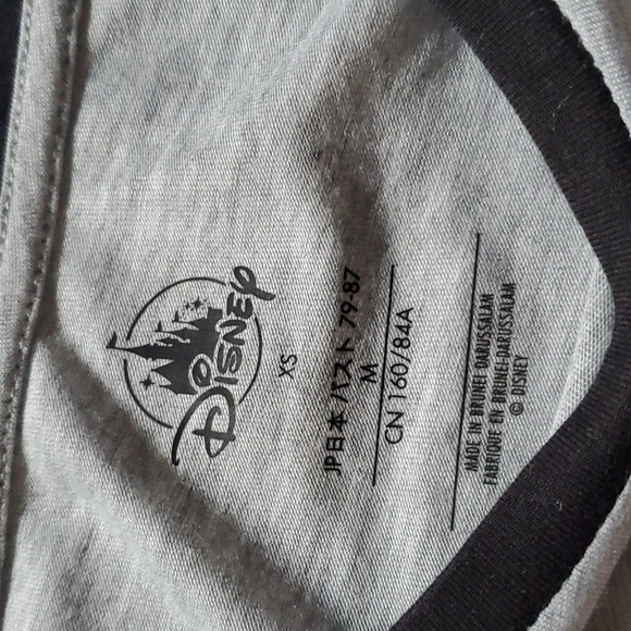 🆕️ DISNEY WOMEN'S GRAY L/S SHIRT 🖤❤️ - Picture 7 of 10